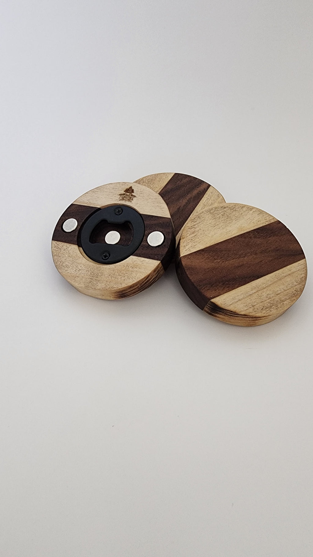 Hardwood Magnetic Bottle Openers