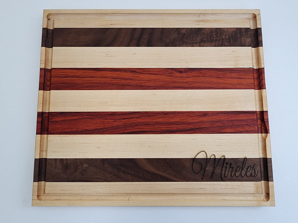Custom Engraving for Hardwood Cutting Boards