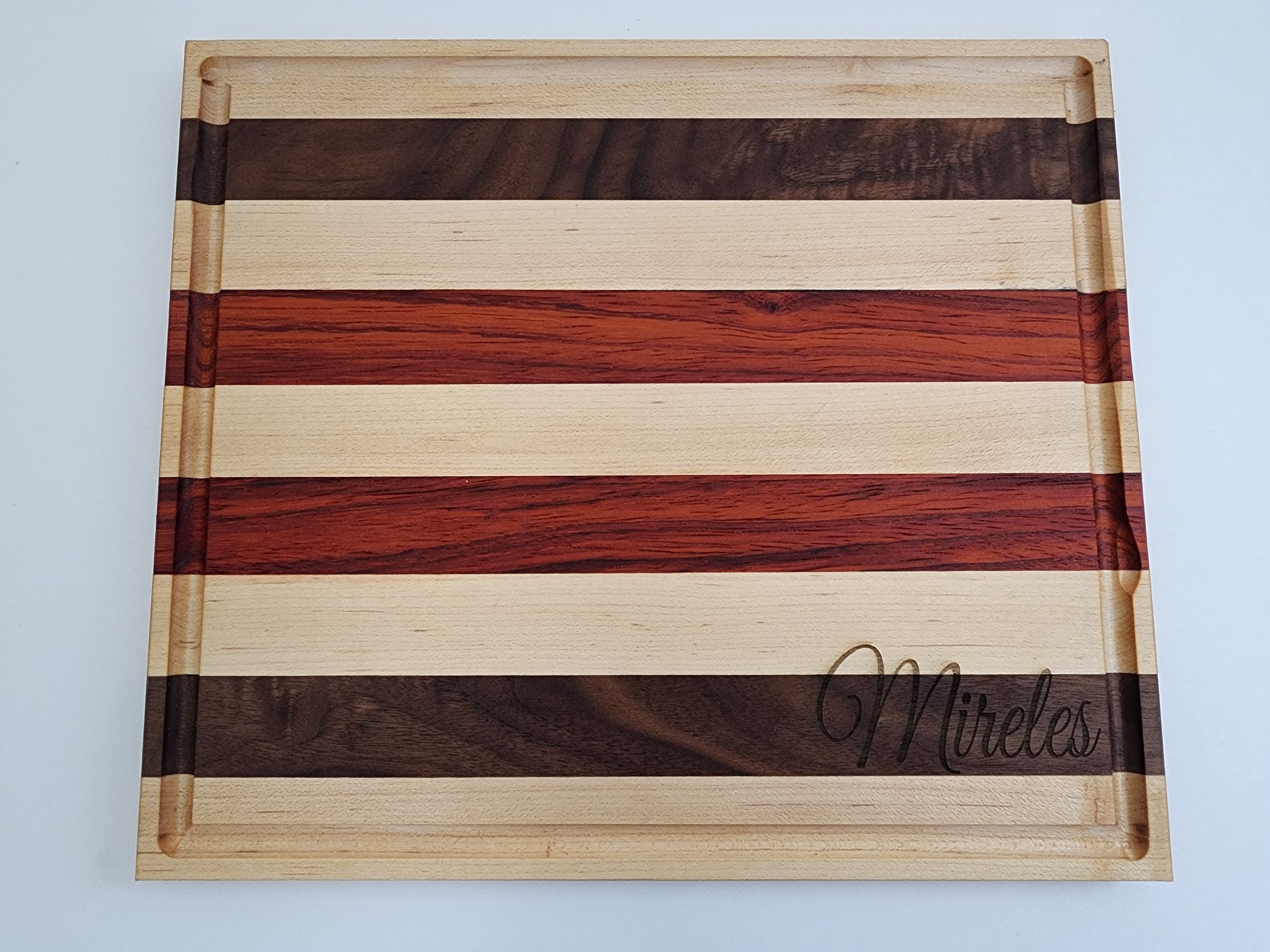 Custom Engraving for Hardwood Cutting Boards