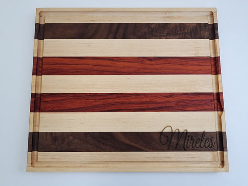 Custom Engraving for Hardwood Cutting Boards