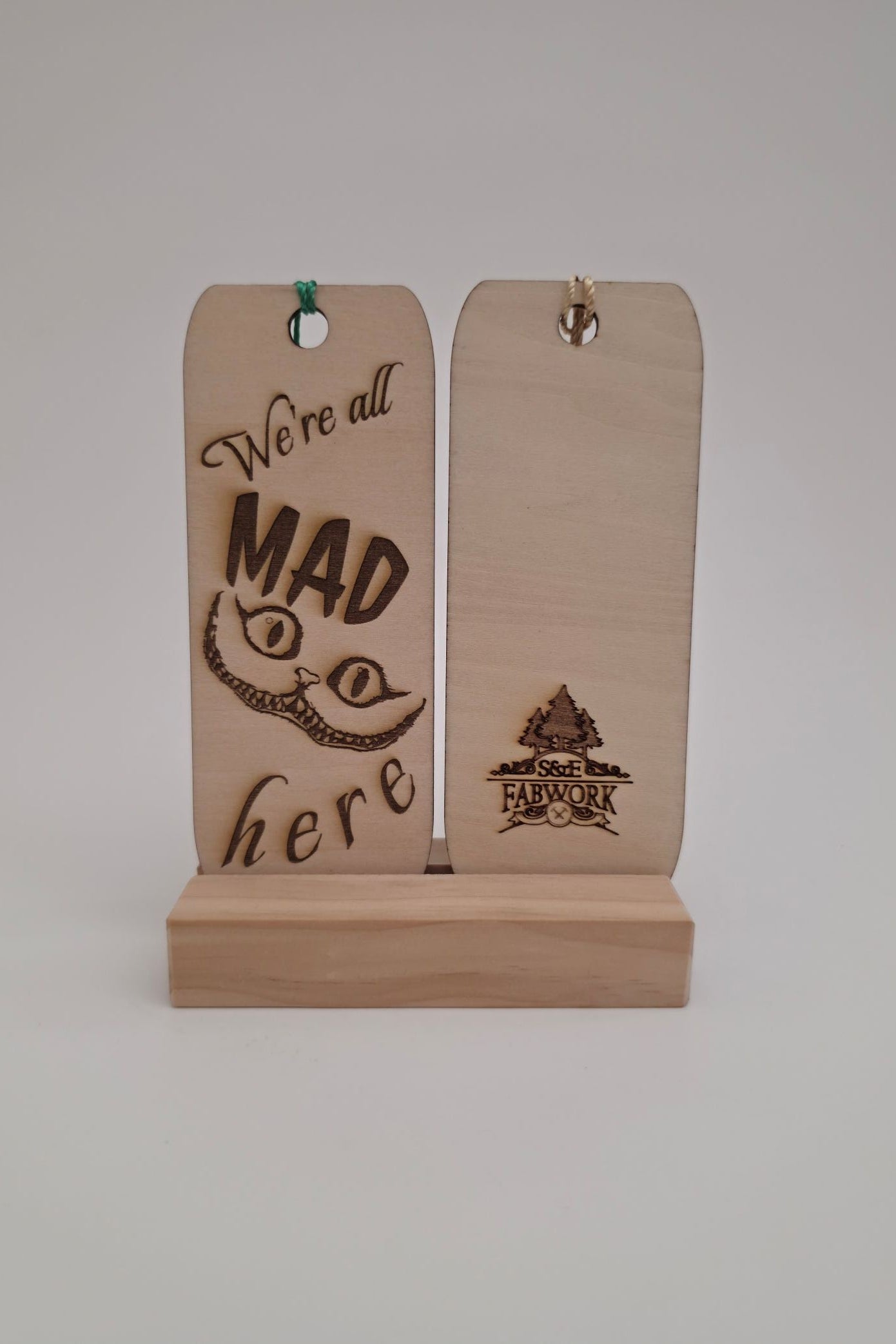 Engraved Basswood Bookmarks
