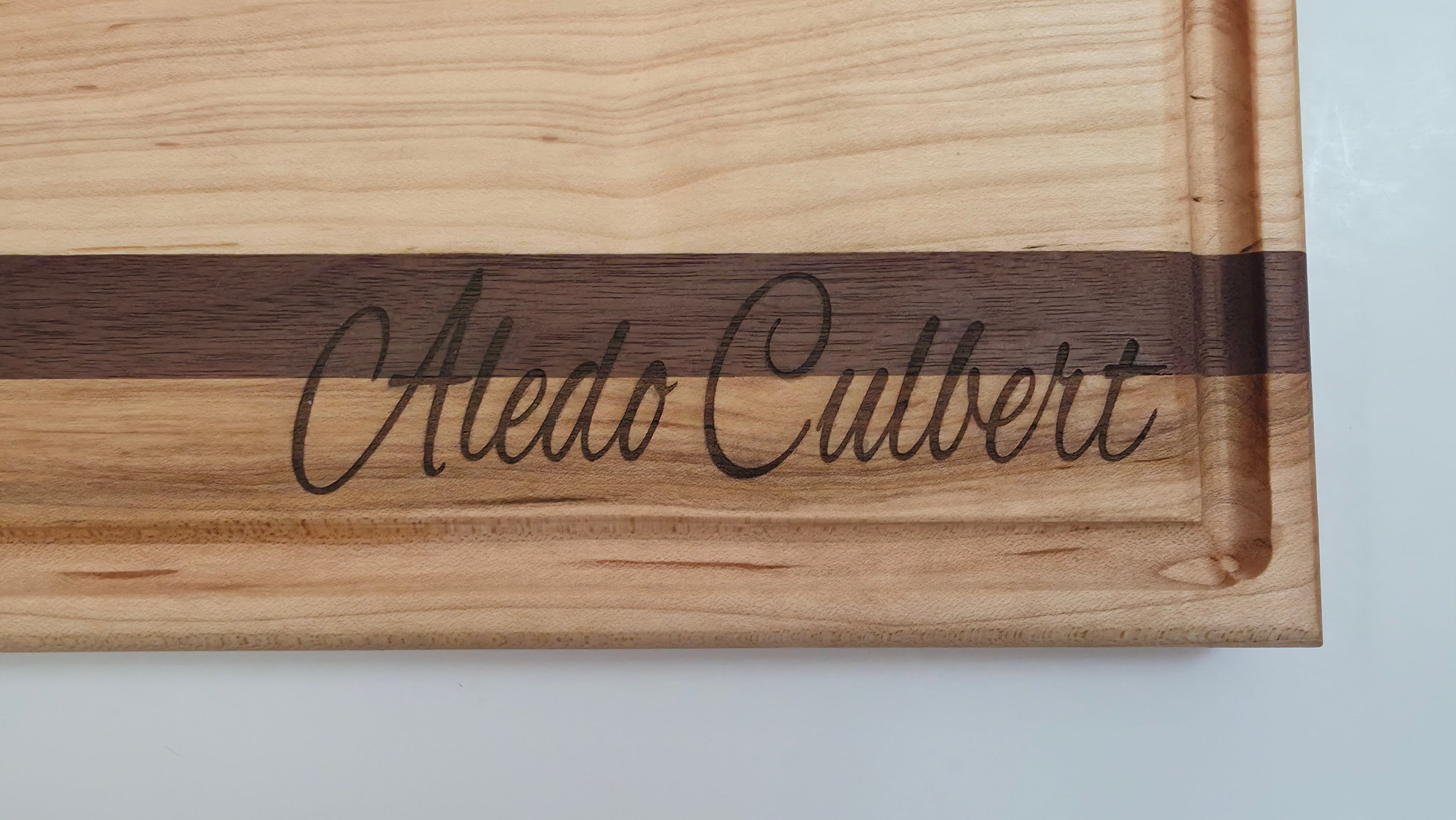 Custom Engraving for Hardwood Cutting Boards