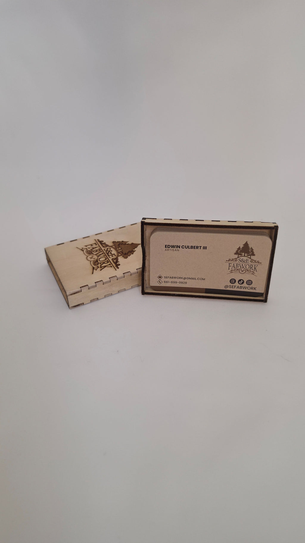Custom Engraved Business Card Holder